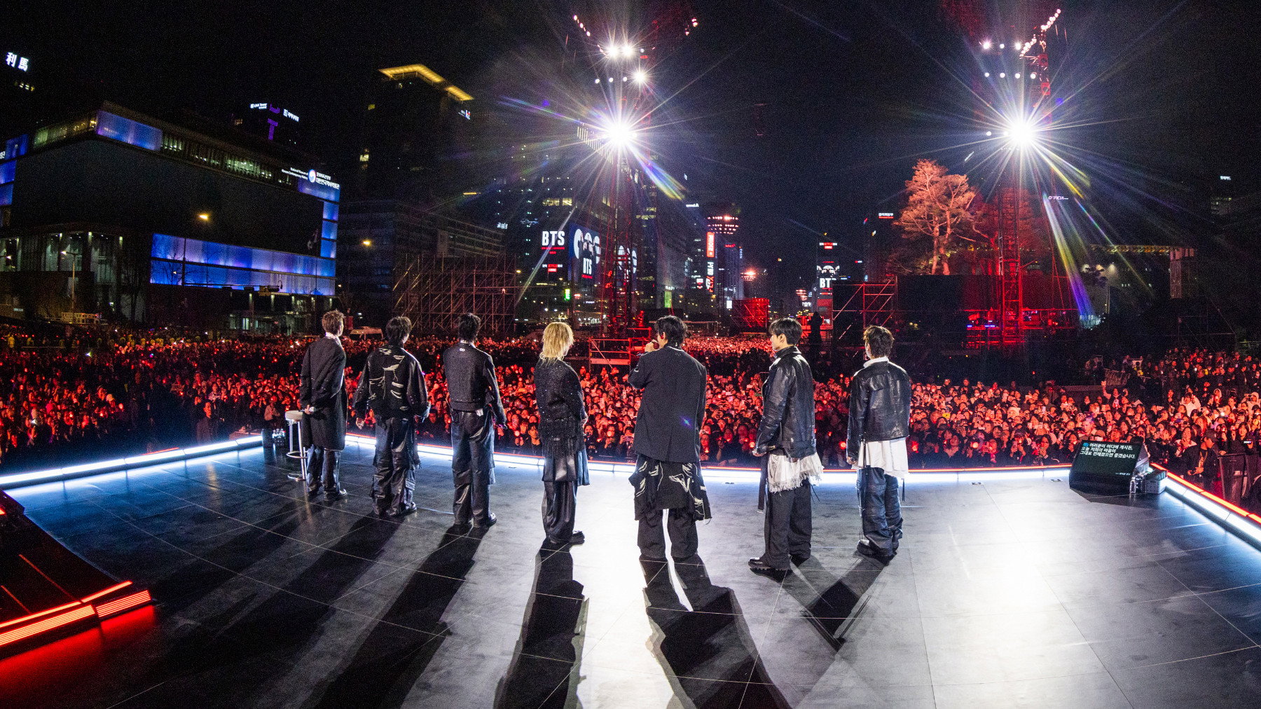 BTS THE COMEBACK LIVE | ARIRANG backdrop