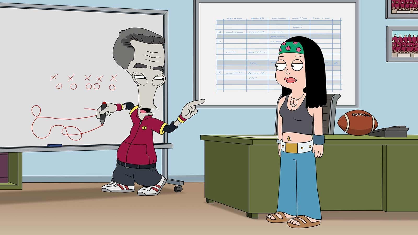 American Dad! Season 20 :Episode 2  The Professor and the Coach