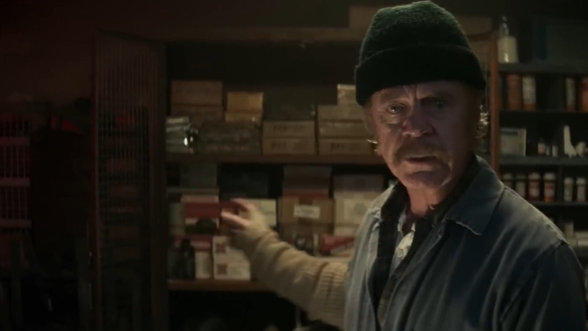 The Running Man backdrop