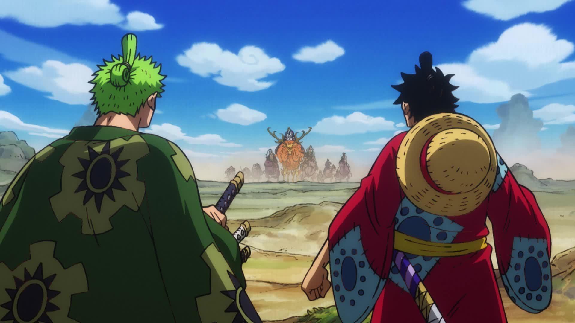 One Piece Season 21 :Episode 897  Save Otama! Straw Hat, Bounding through the Wasteland!