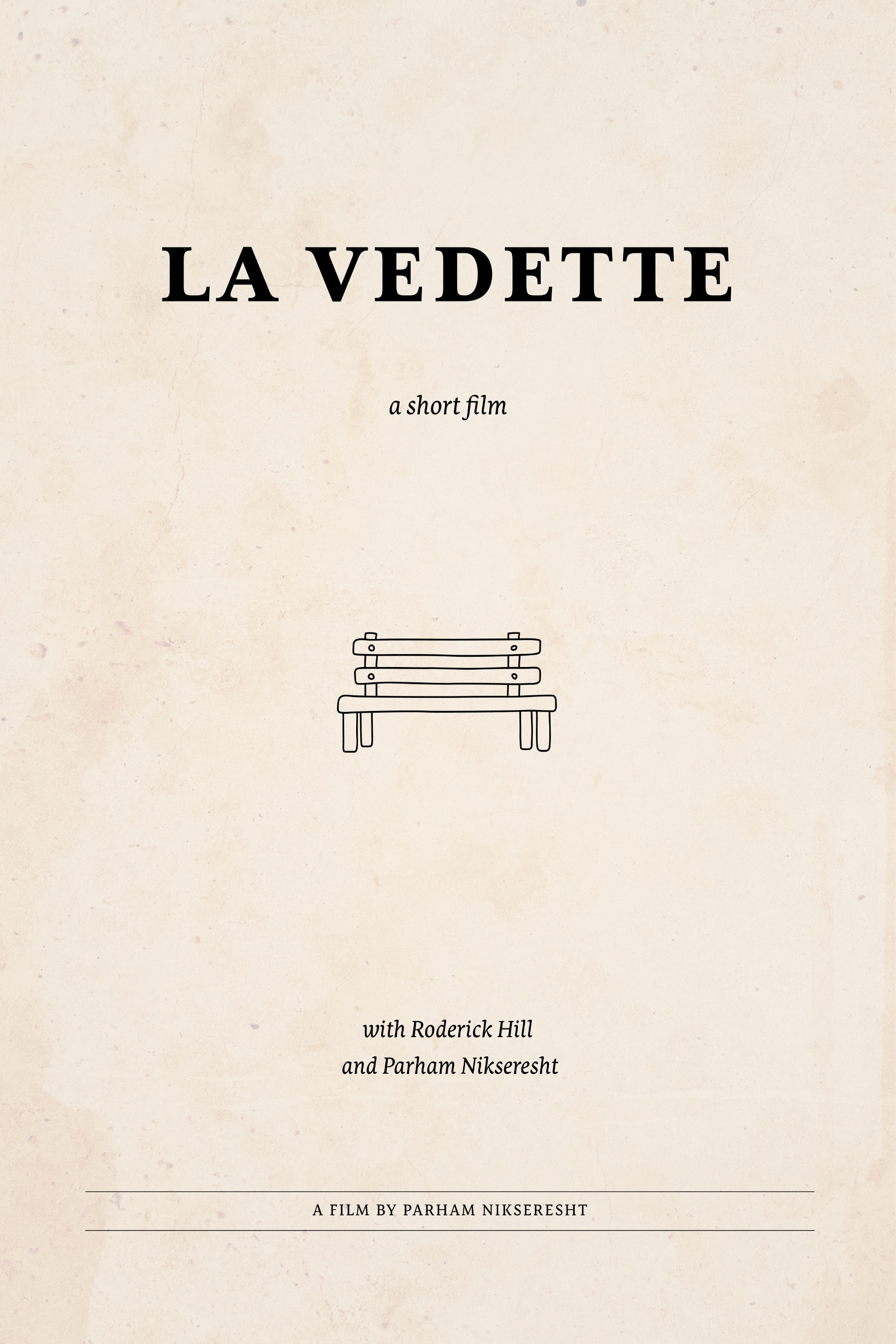 La Vedette (2023) - Roderick Hill Credit Poster