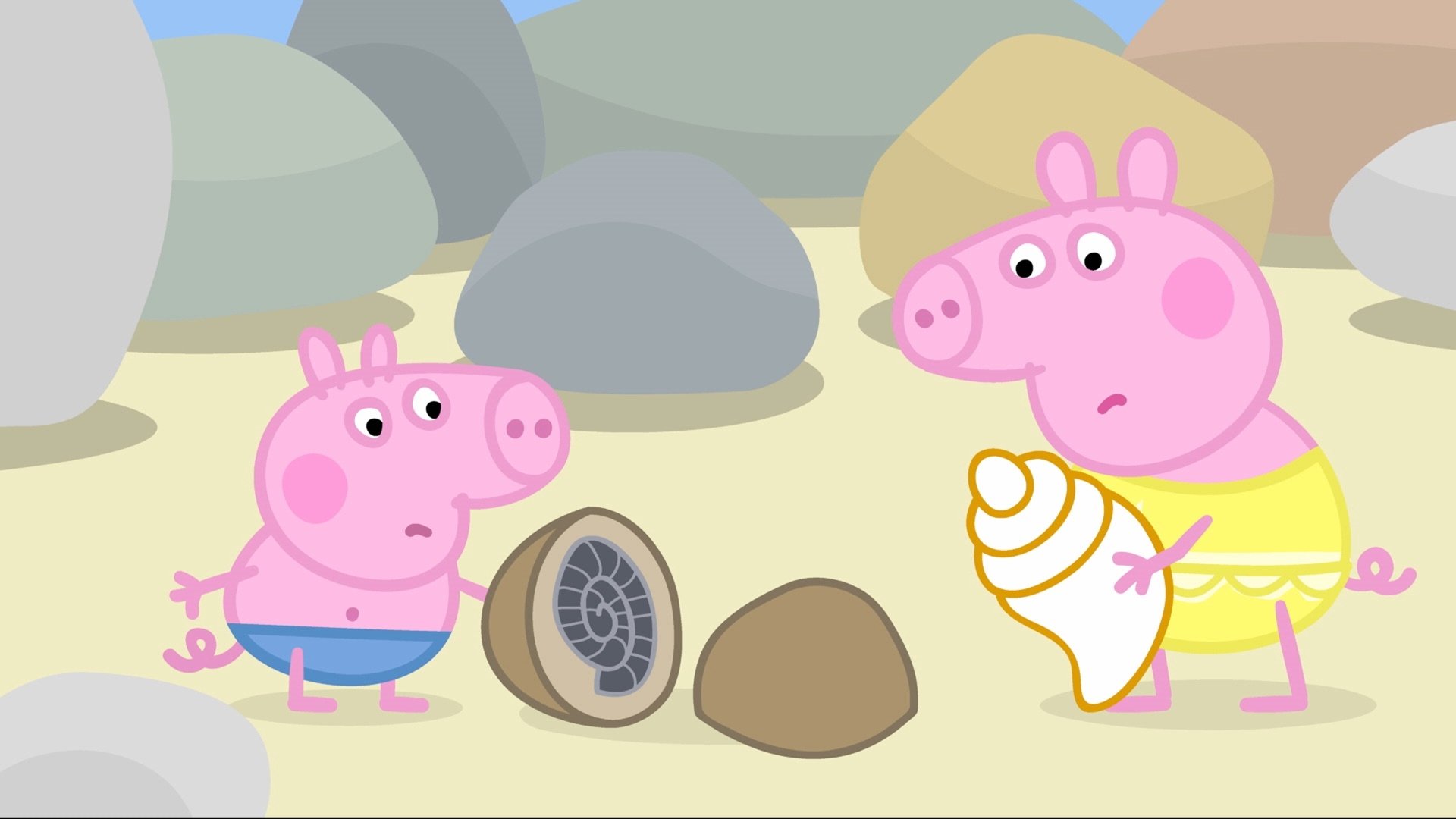 Peppa Pig Season 2 :Episode 10  Rock Pools