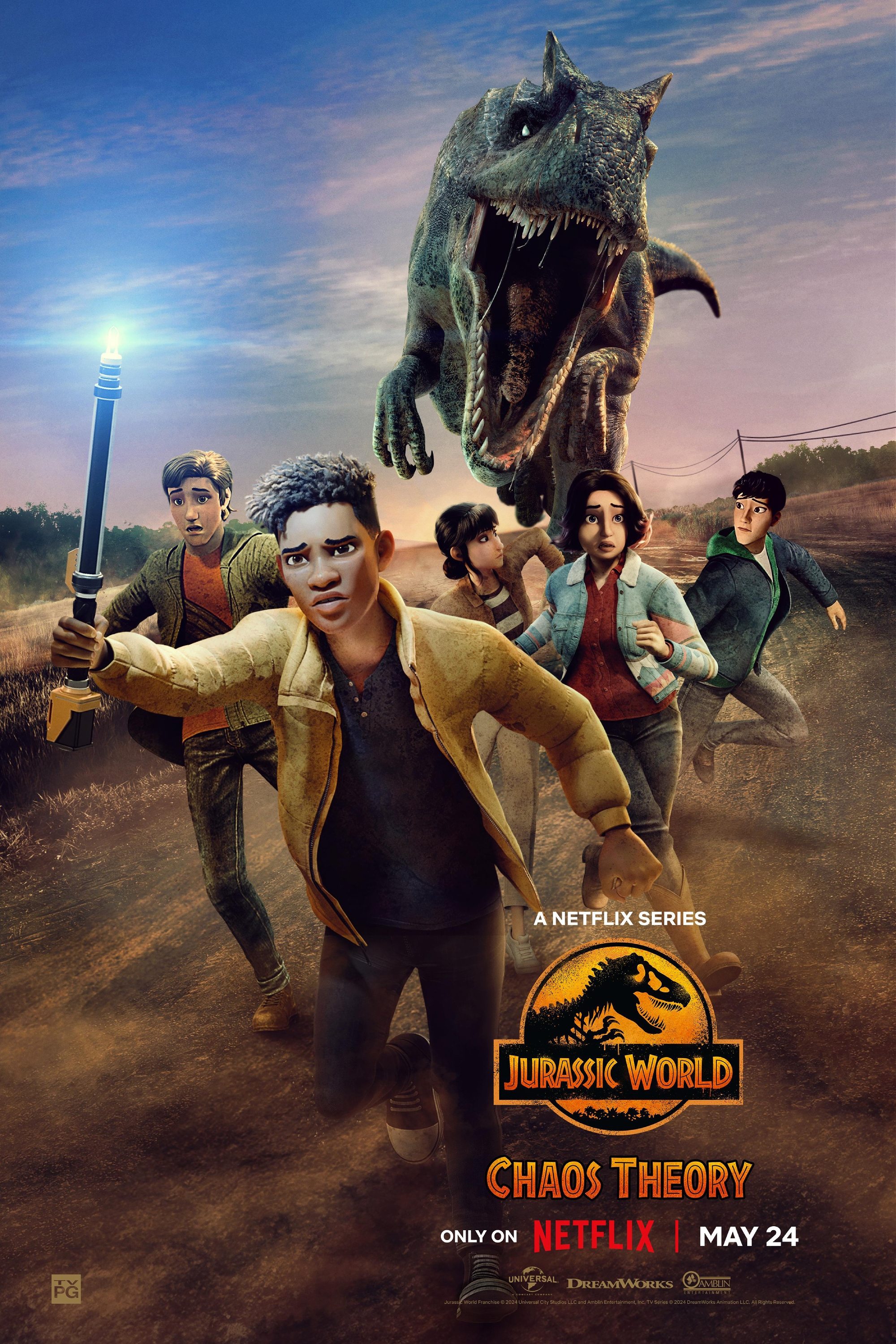 Jurassic World Chaos Theory (TV Series 2025 ) Posters — The Movie