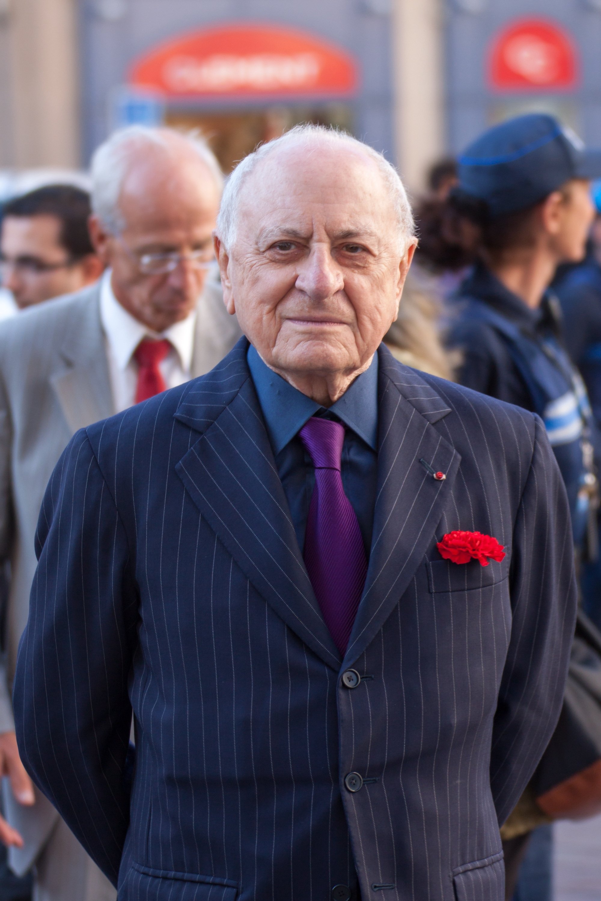 et billede af Pierre Bergé