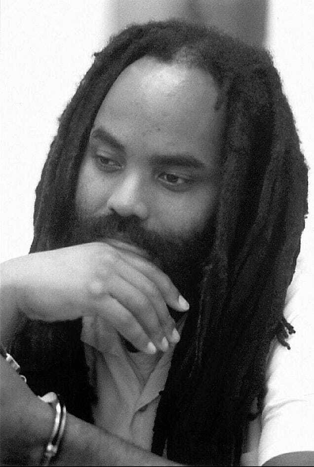 et billede af Mumia Abu-Jamal