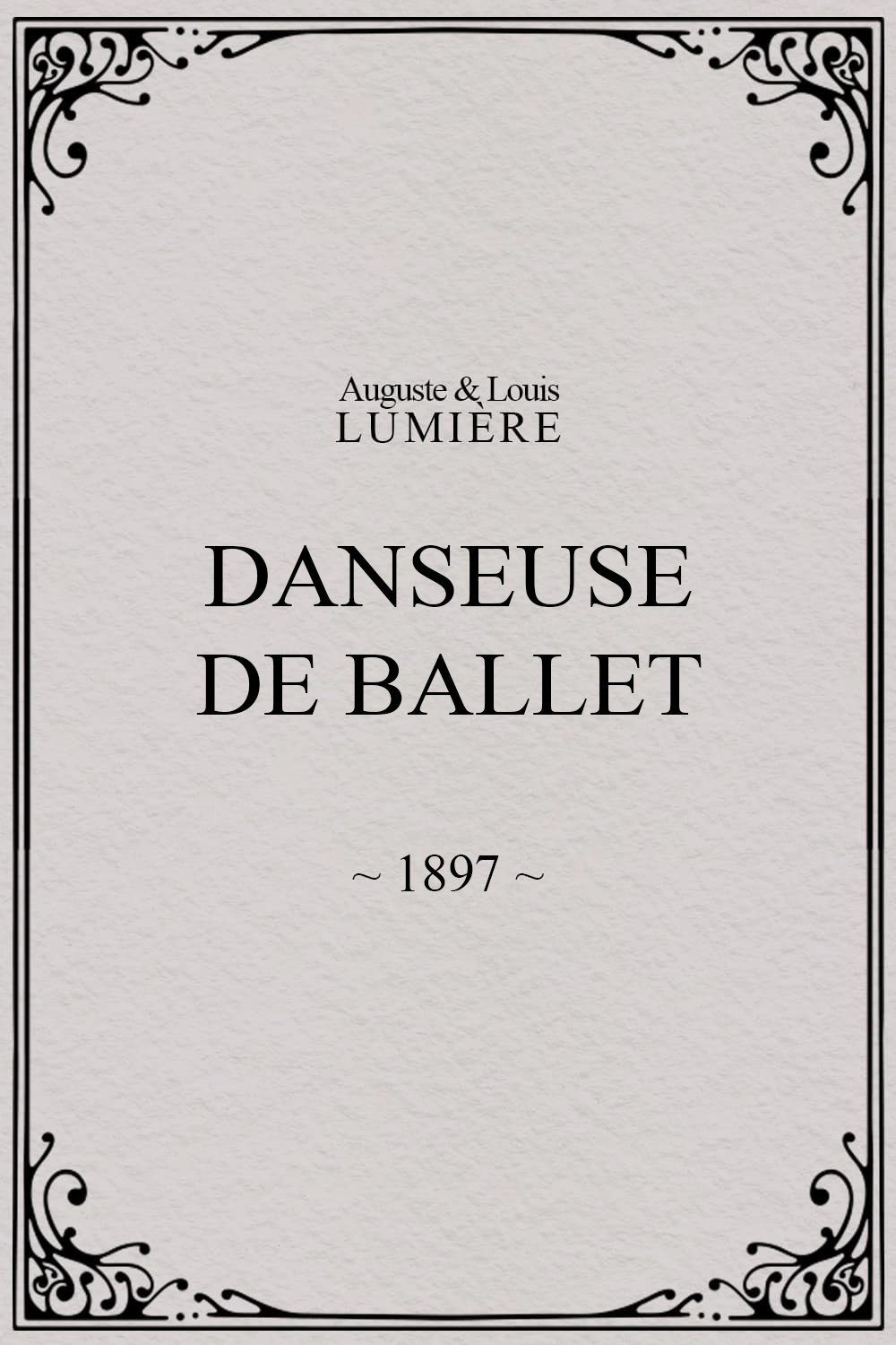 Danseuse de ballet backdrop