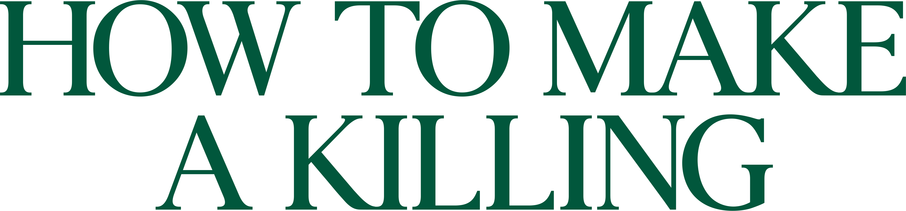 How to Make a Killing