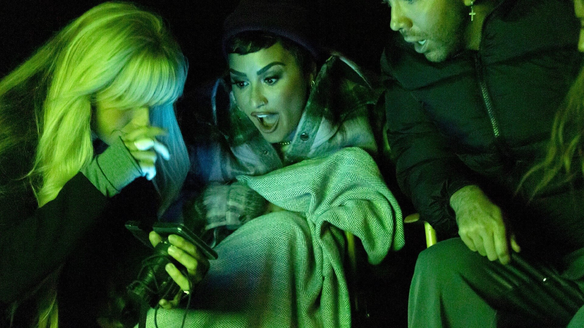 Unidentified with Demi Lovato