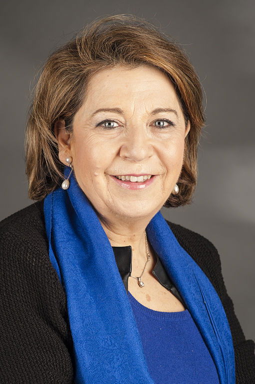 et billede af Corinne Lepage