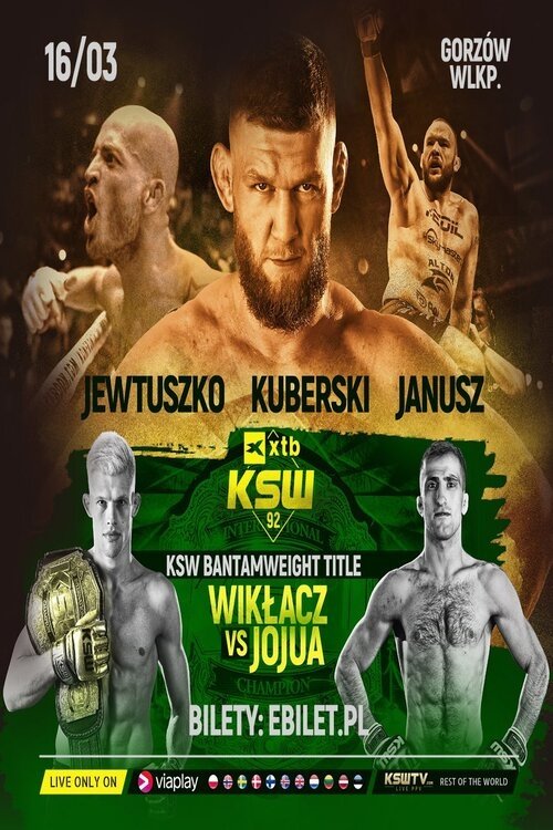KSW 92: Wiklacz vs. Jojua KSW 92: Wiklacz vs. Jojua