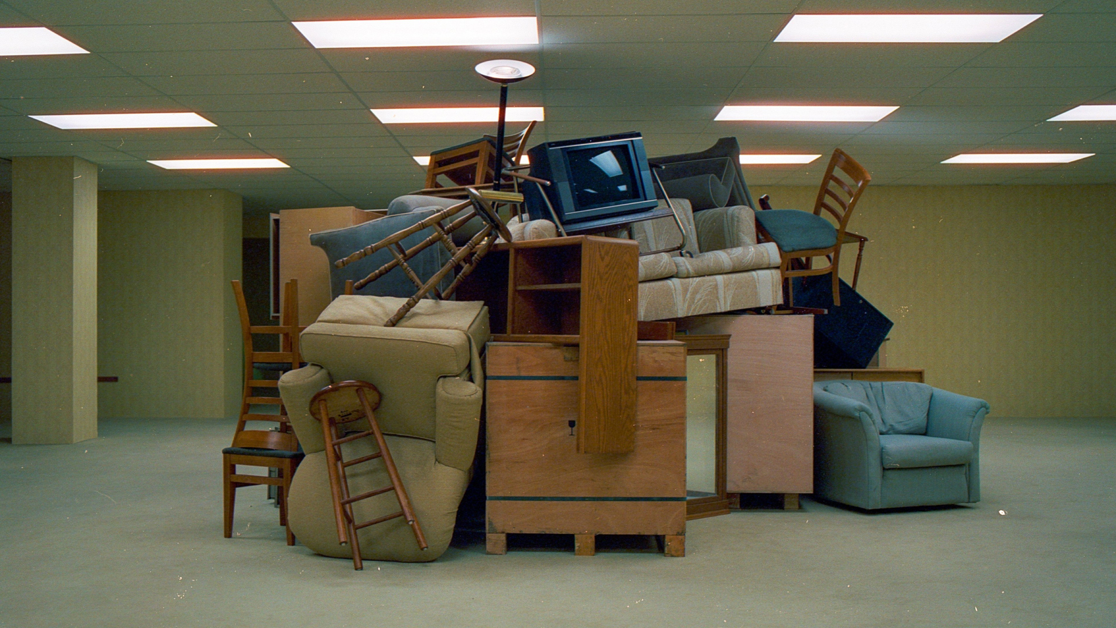 Backrooms backdrop