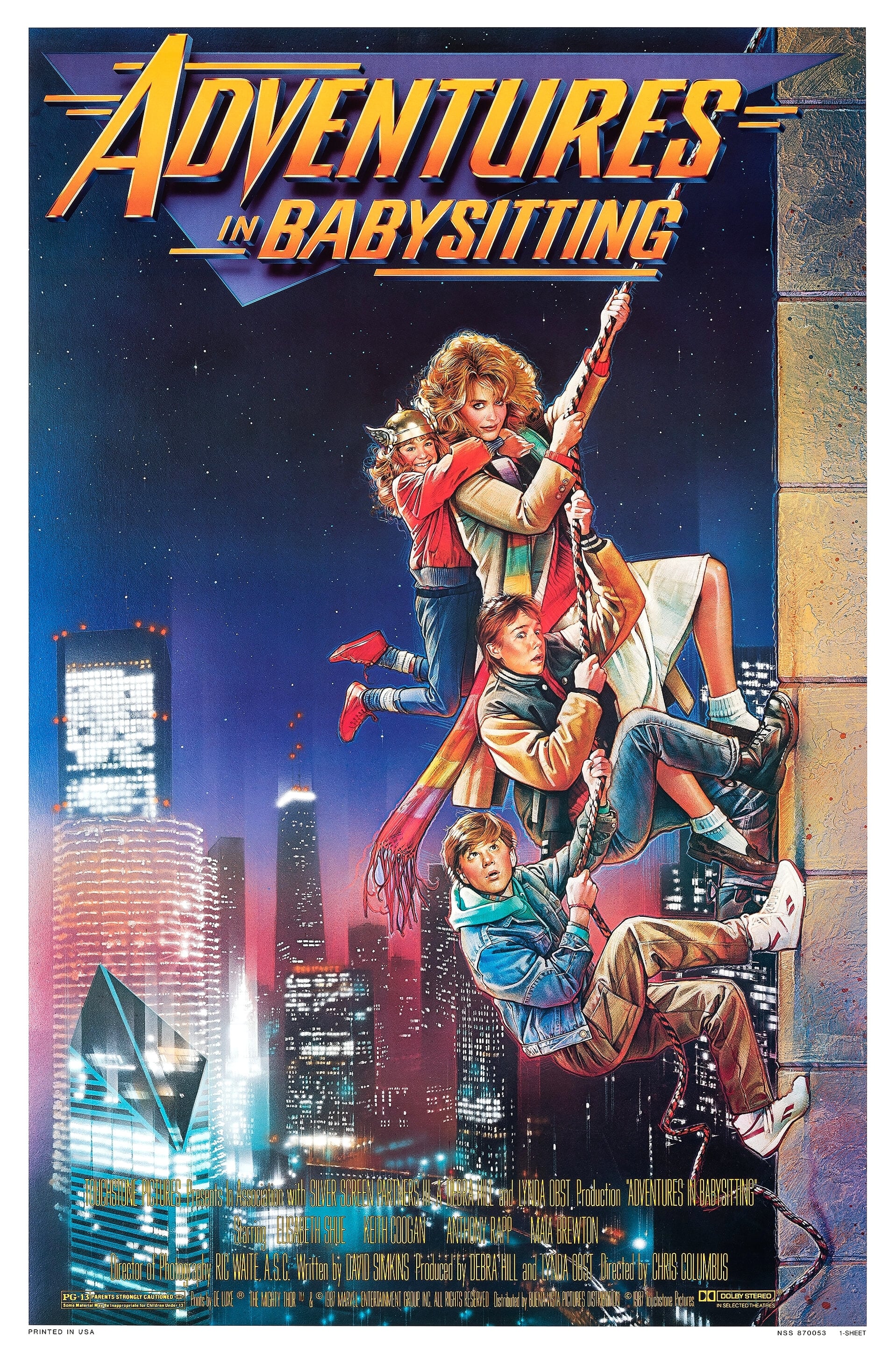 Adventures in Babysitting Movie poster
