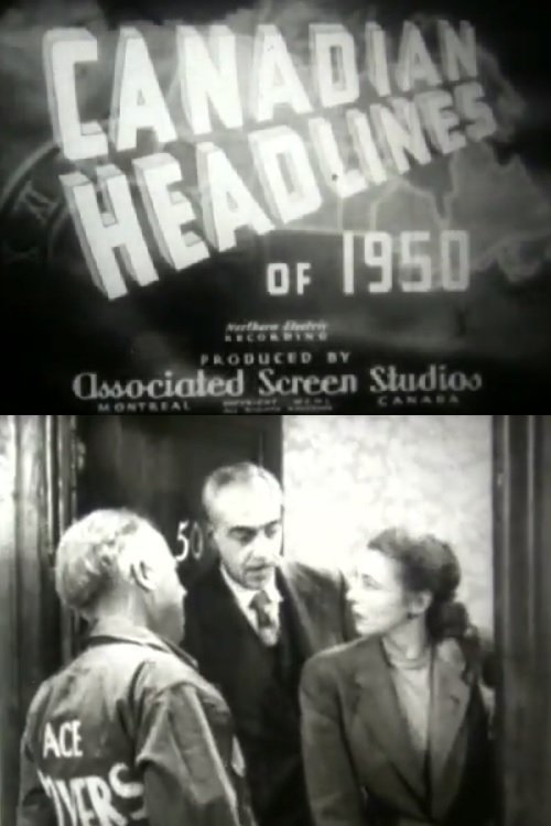 Canadian Headlines of 1950 backdrop