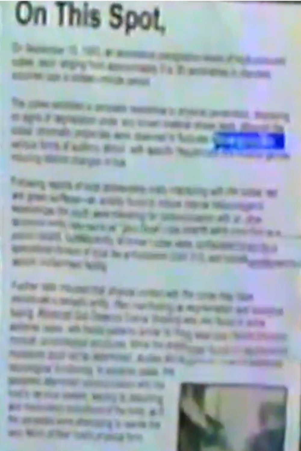 poster movie 2 hours of On This Spot files to sleep to (or if you’re really high)
