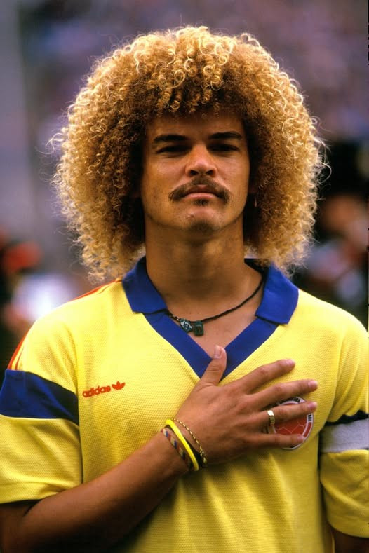 et billede af Carlos Valderrama