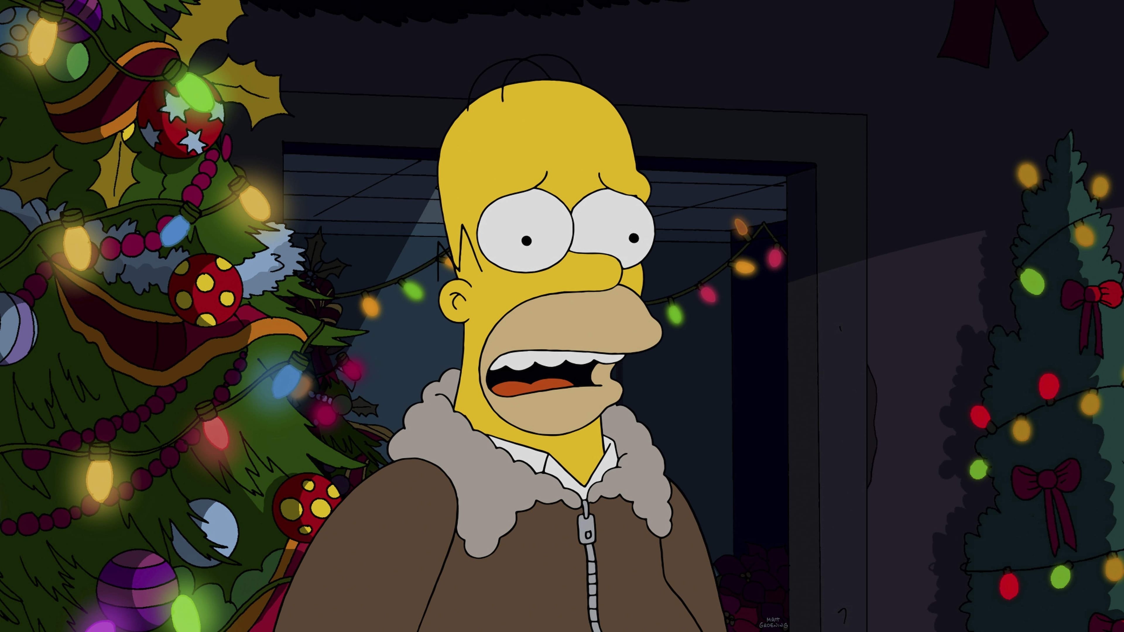 The Simpsons Season 26 :Episode 9  I Won't Be Home for Christmas