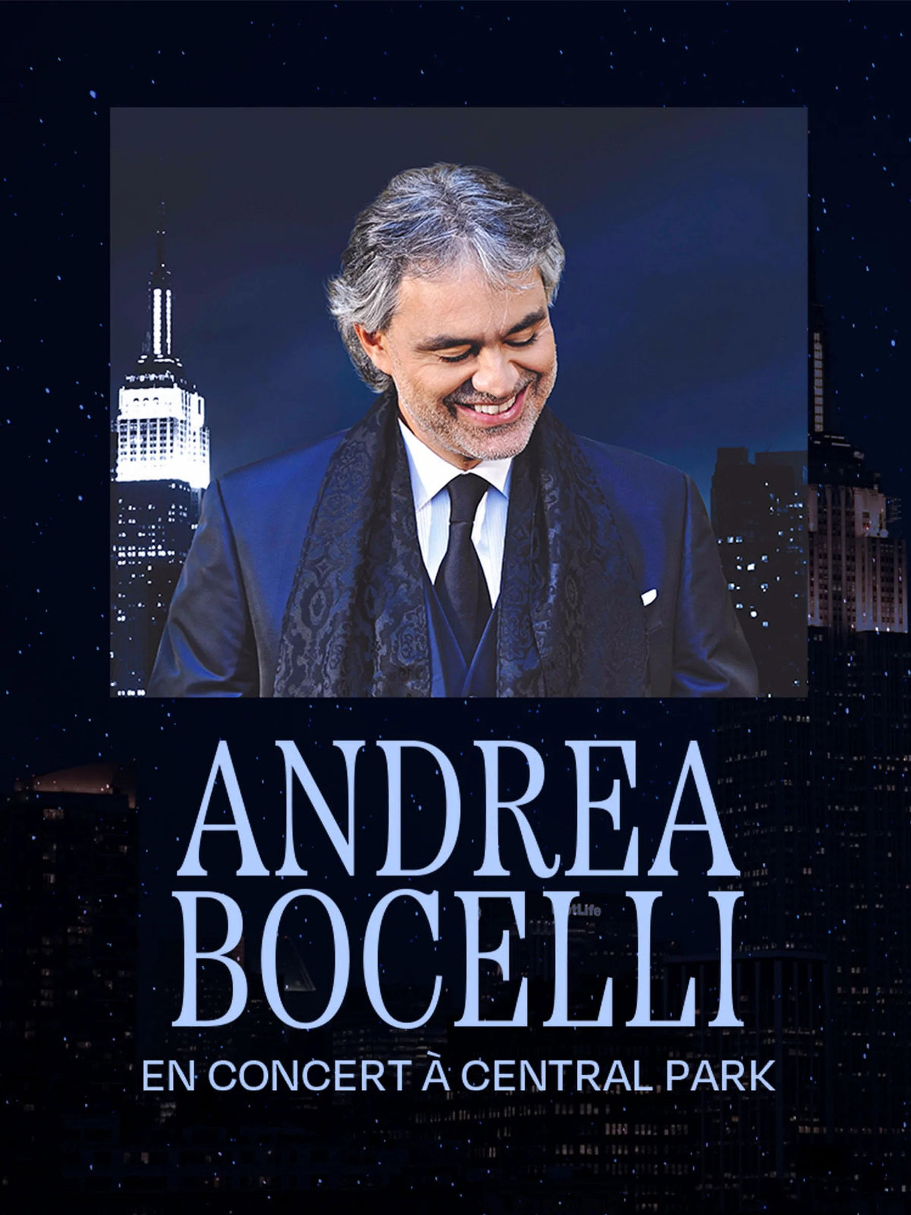 Andrea Bocelli en concert à Central Park