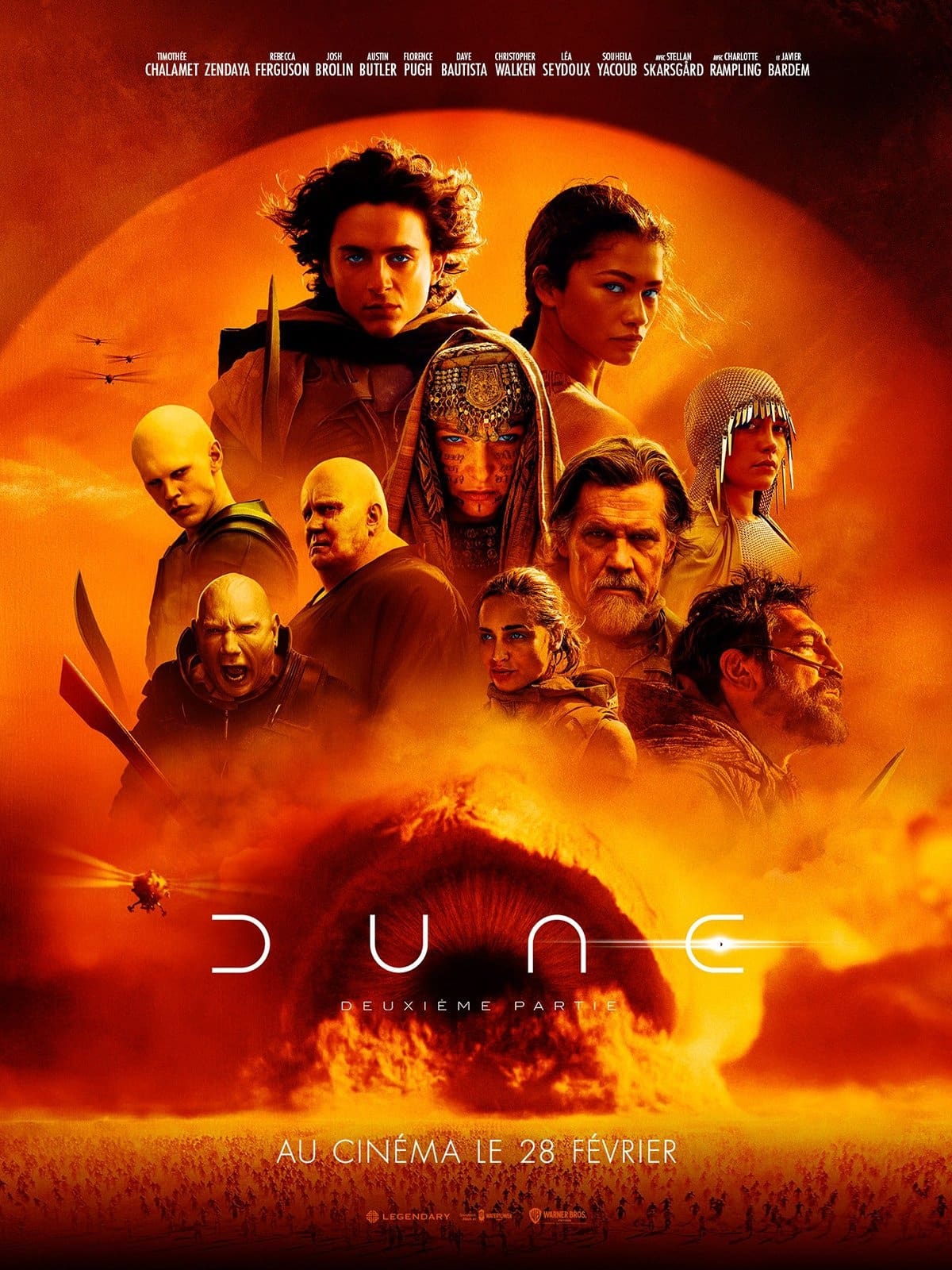 Affiche du film Dune - Deuxième partie 194258