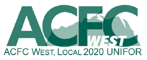 Logo de la société ACFC West, Local 2020 Unifor 9061