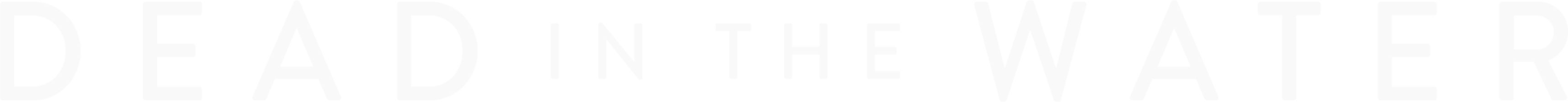 Dead in the Water Logo