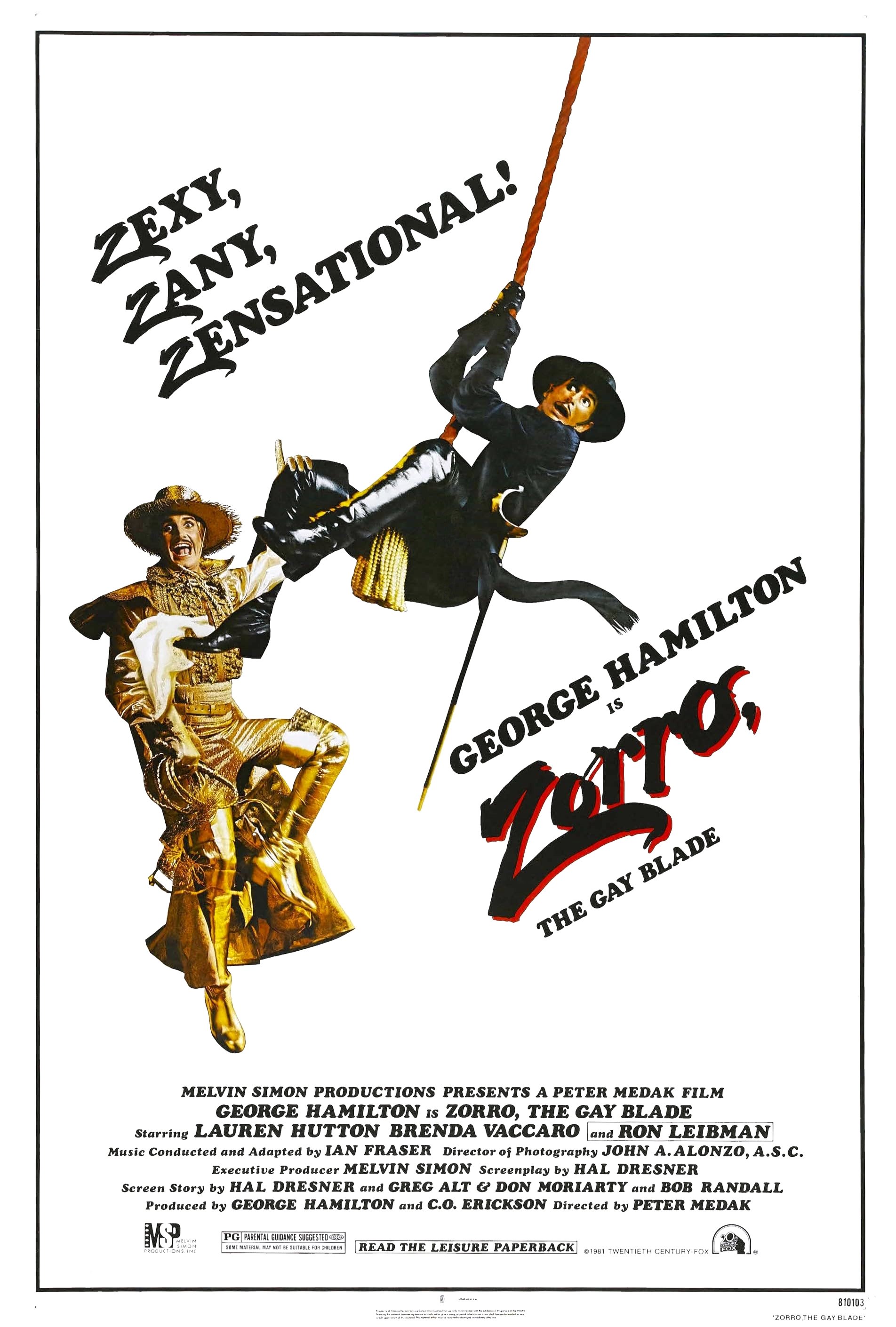 Zorro, The Gay Blade