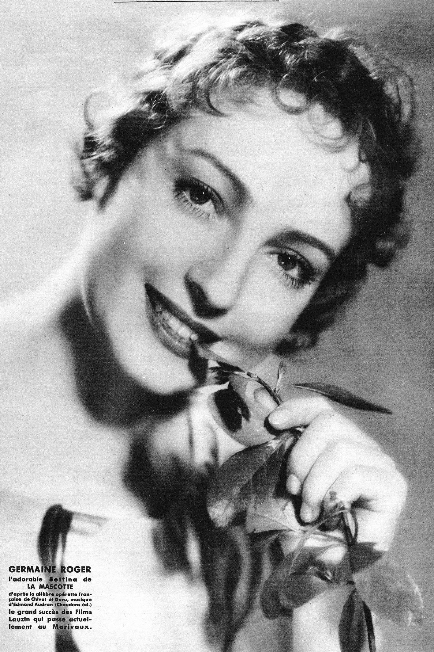 et billede af Germaine Roger