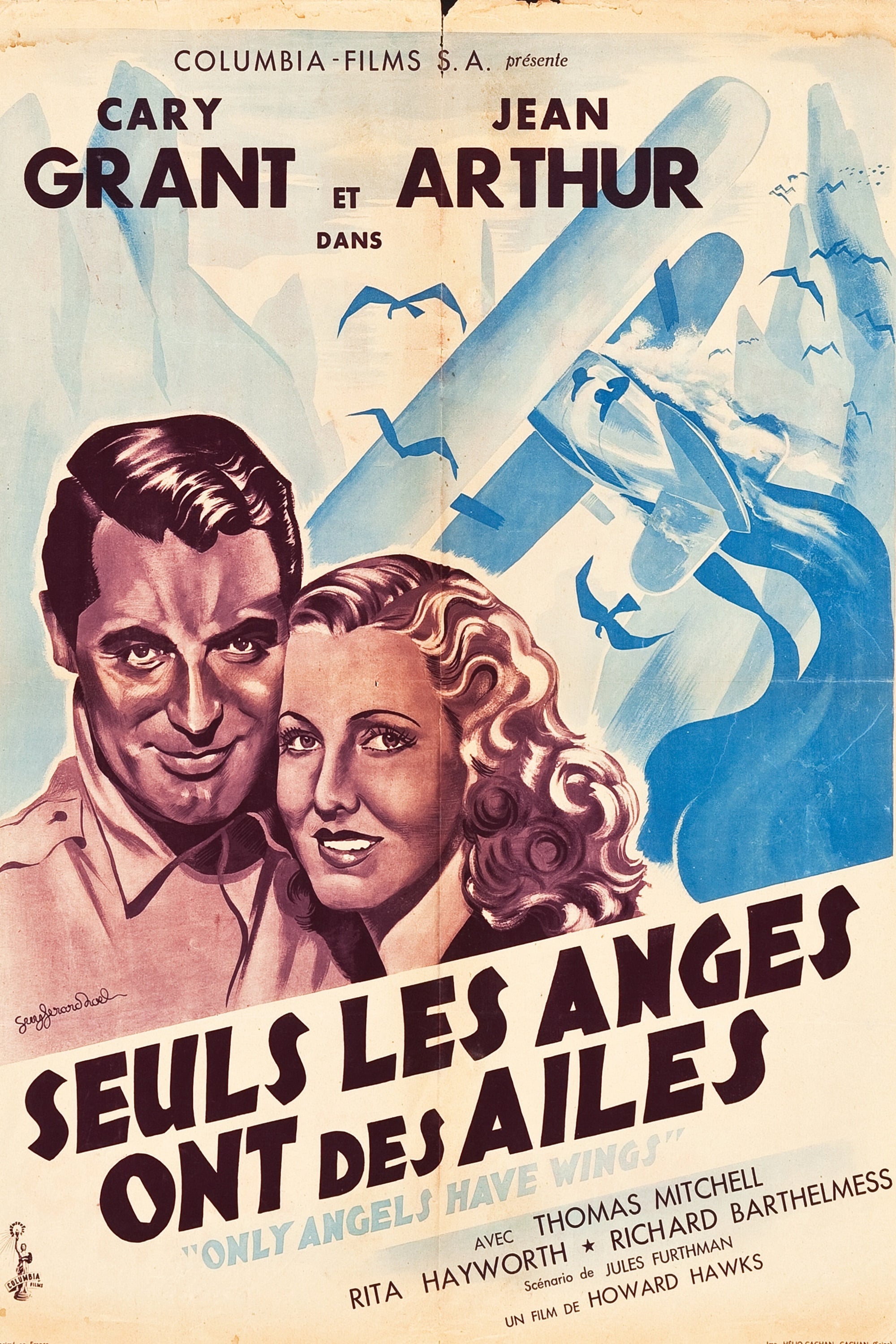 Affiche du film Seuls les anges ont des ailes 9593