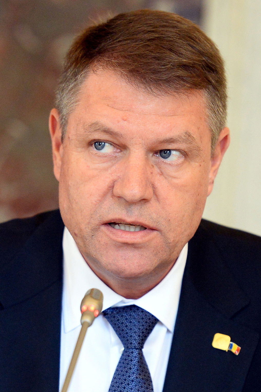 et billede af Klaus Iohannis