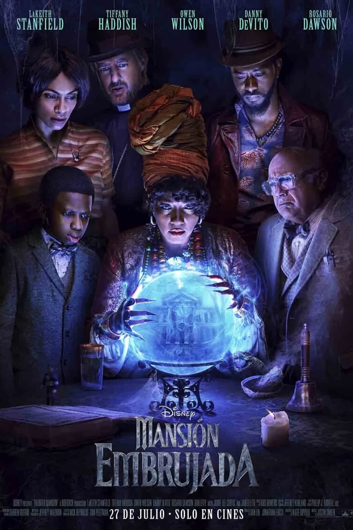 Ver | Mansión encantada Película completa (2023) en español Latino de Comedia en línea Movie Poster