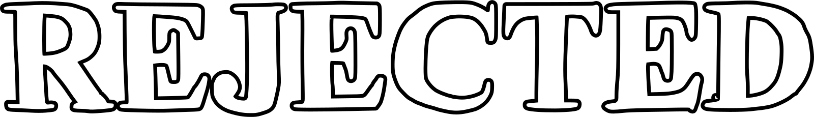 Rejected Logo