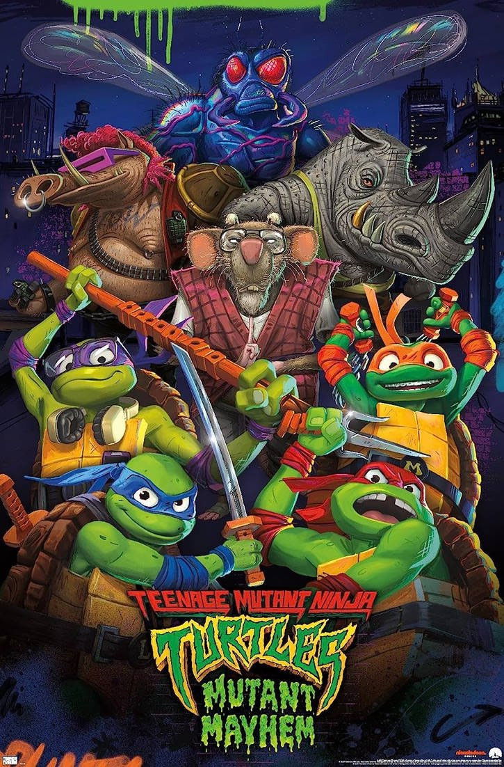 [WATCH 83+] Teenage Mutant Ninja Turtles: Mutant Mayhem (2023) FULL MOVIE ONLINE FREE ENGLISH/Dub/SUB Animation STREAMINGS ������ Movie Poster
