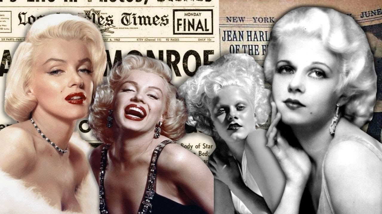 Two Tragic Blondes - Marilyn Monroe And Jean Harlow