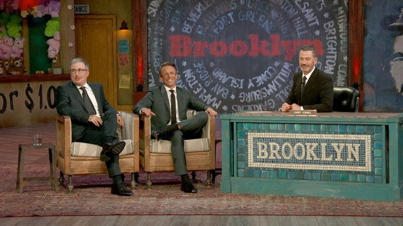 John Oliver, Seth Meyers, Robby Hoffman
