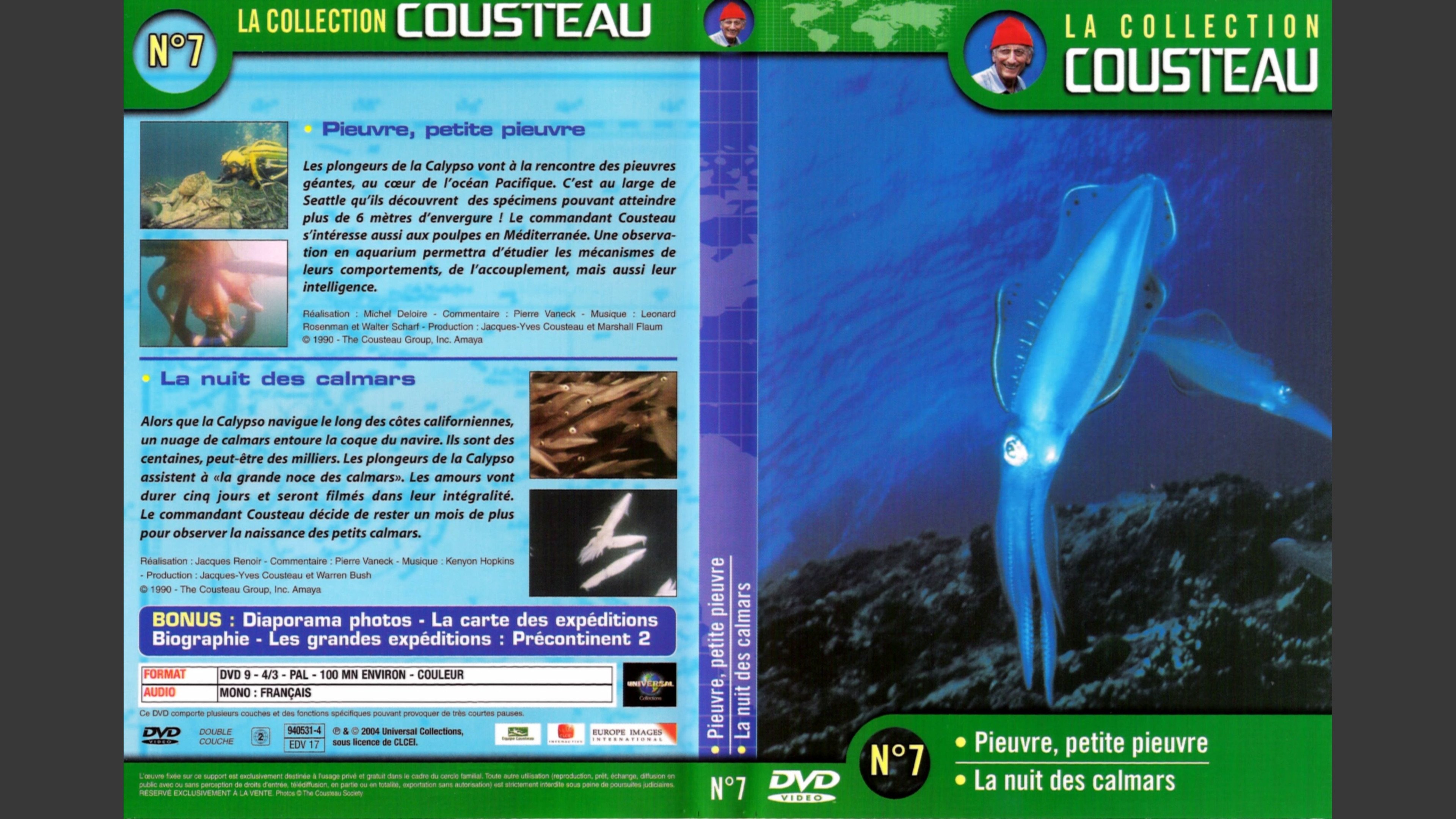 The Cousteau Collection N°7-1 | Octopus, Little Octopus (1972)