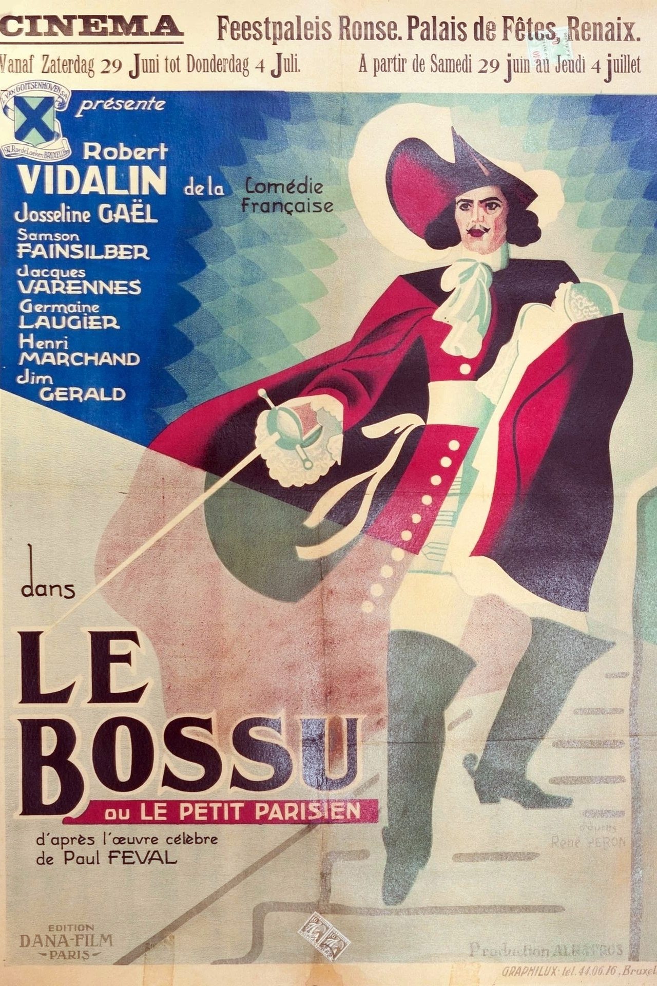 Affiche du film Le Bossu 135179