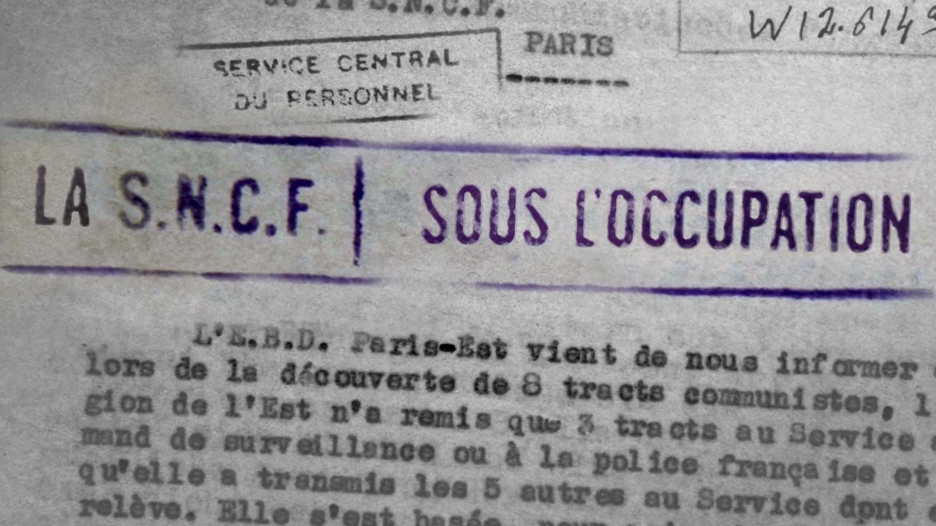 La SNCF sous l'Occupation