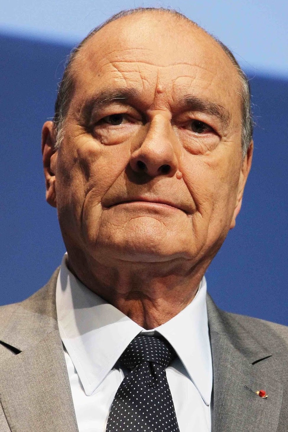 et billede af Jacques Chirac