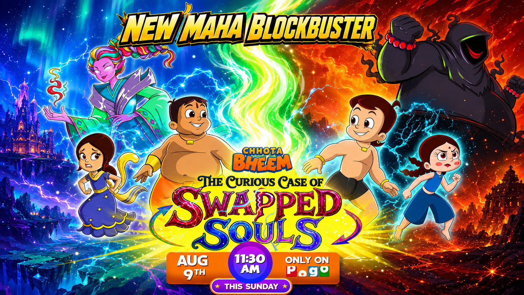Chhota bheem the curious case of swapped souls