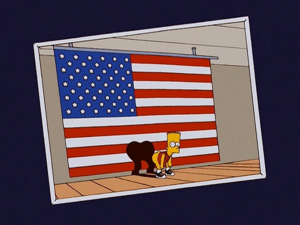 The Simpsons Season 15 :Episode 21  Bart-Mangled Banner