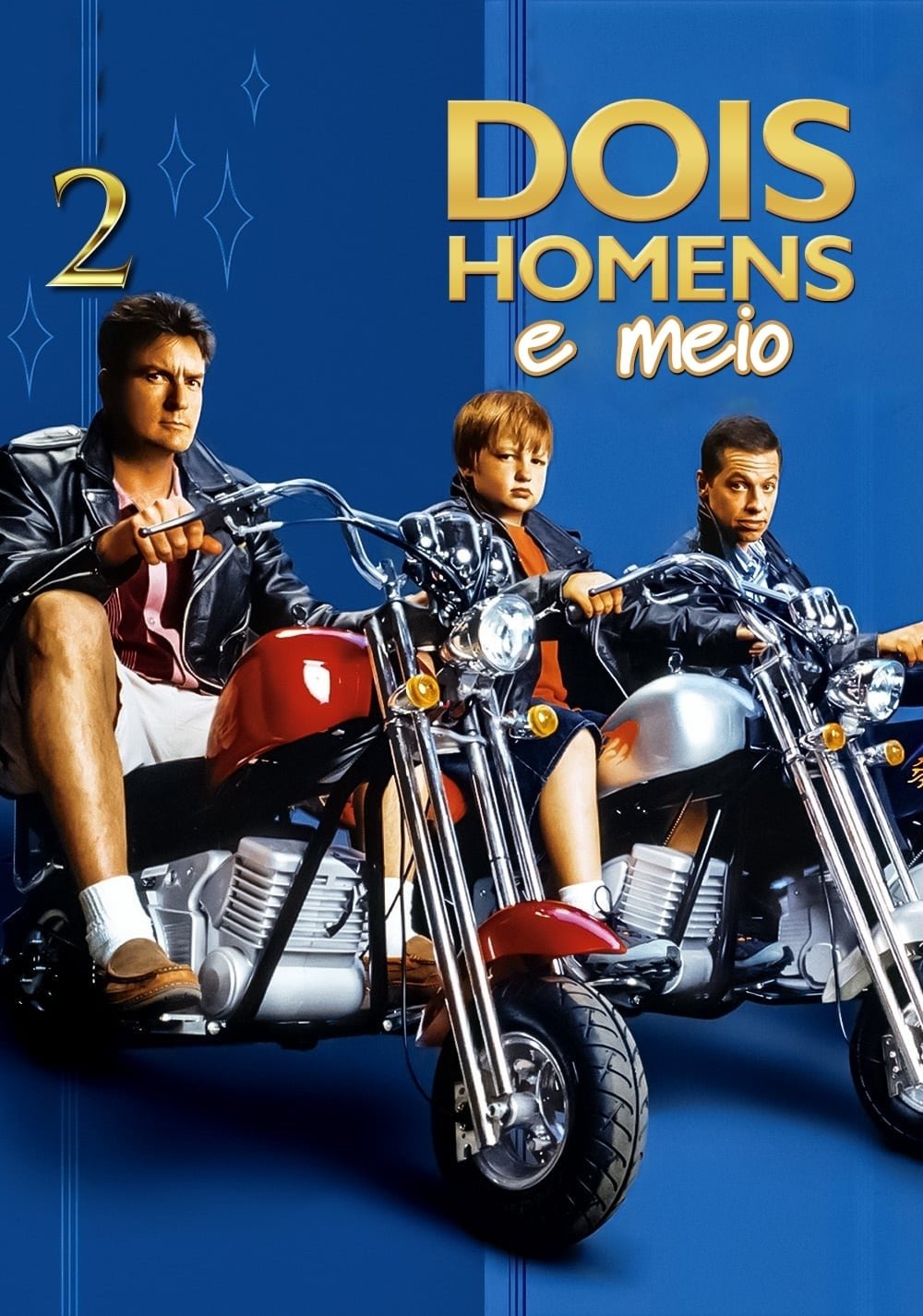 Capa da 2º temporada da série Dois Homens e Meio