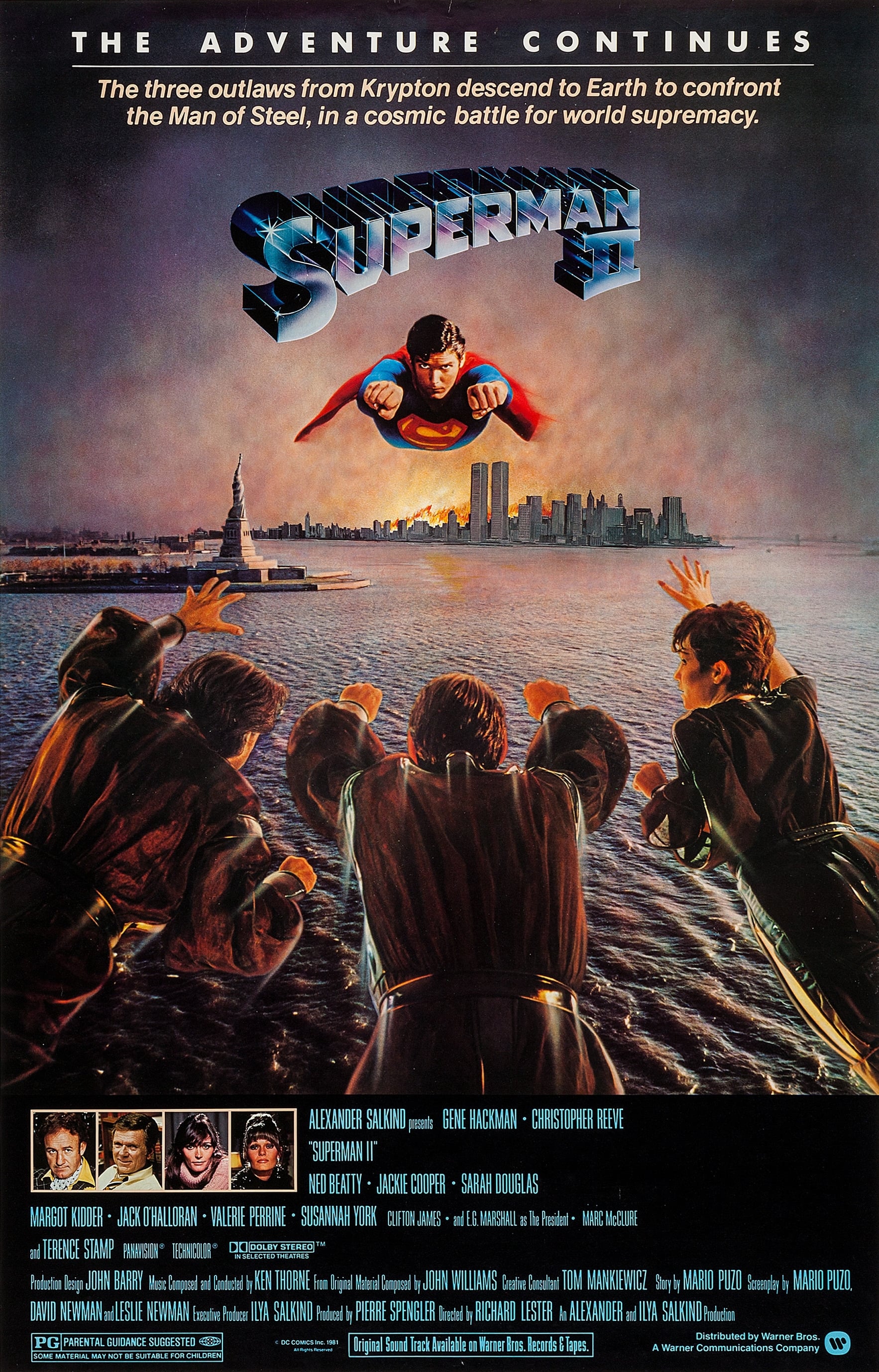Superman II Movie poster