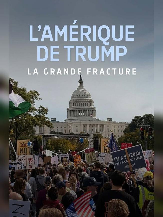 Trump zurück an der Macht - Ein tiefer Riss durch die USA Poster