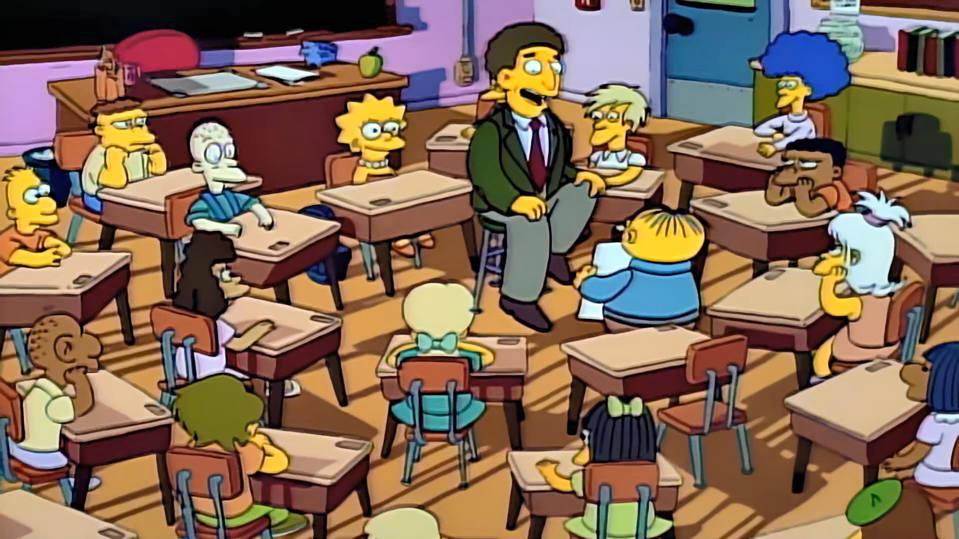 The Simpsons Season 2 :Episode 19  Lisa's Substitute