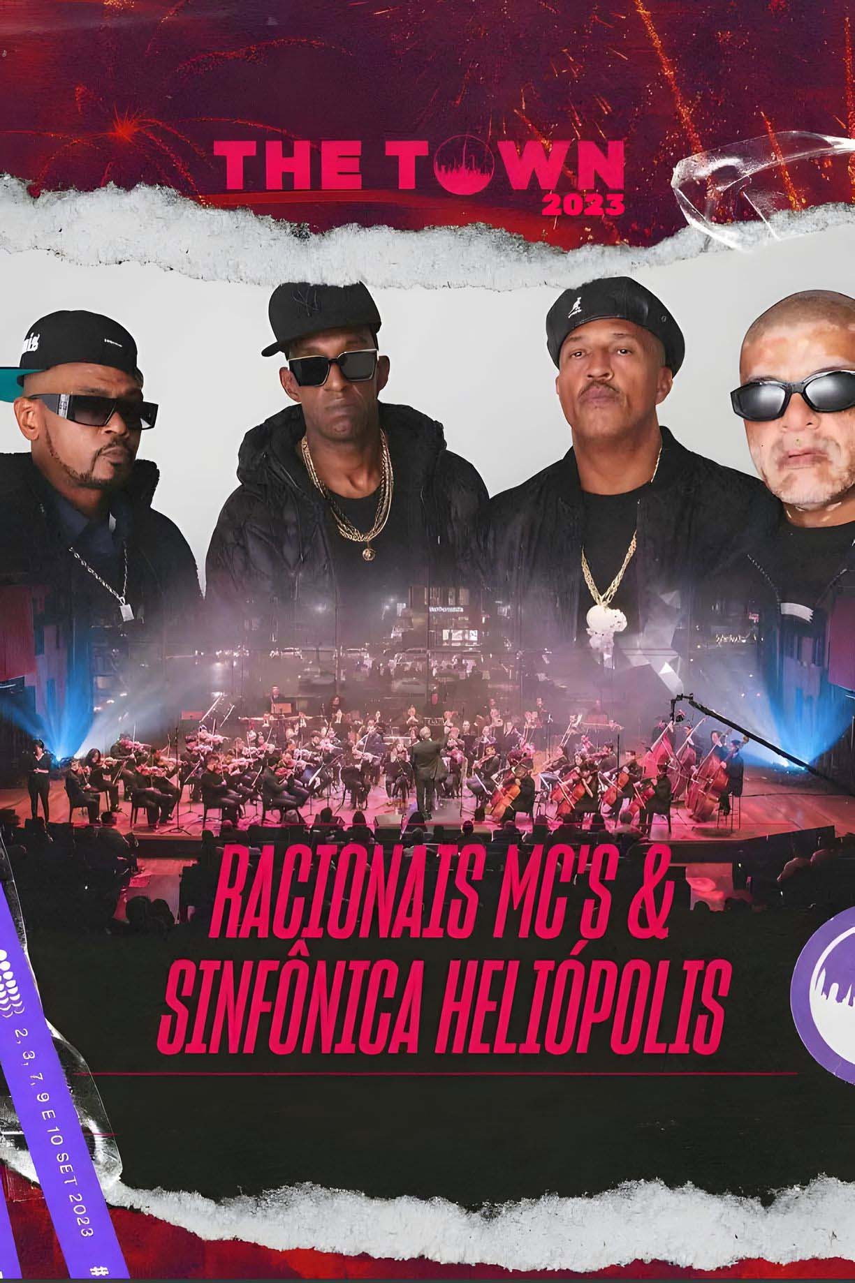 Racionais MC's e Orquestra de Heli&oacute;polis  The Town 2023