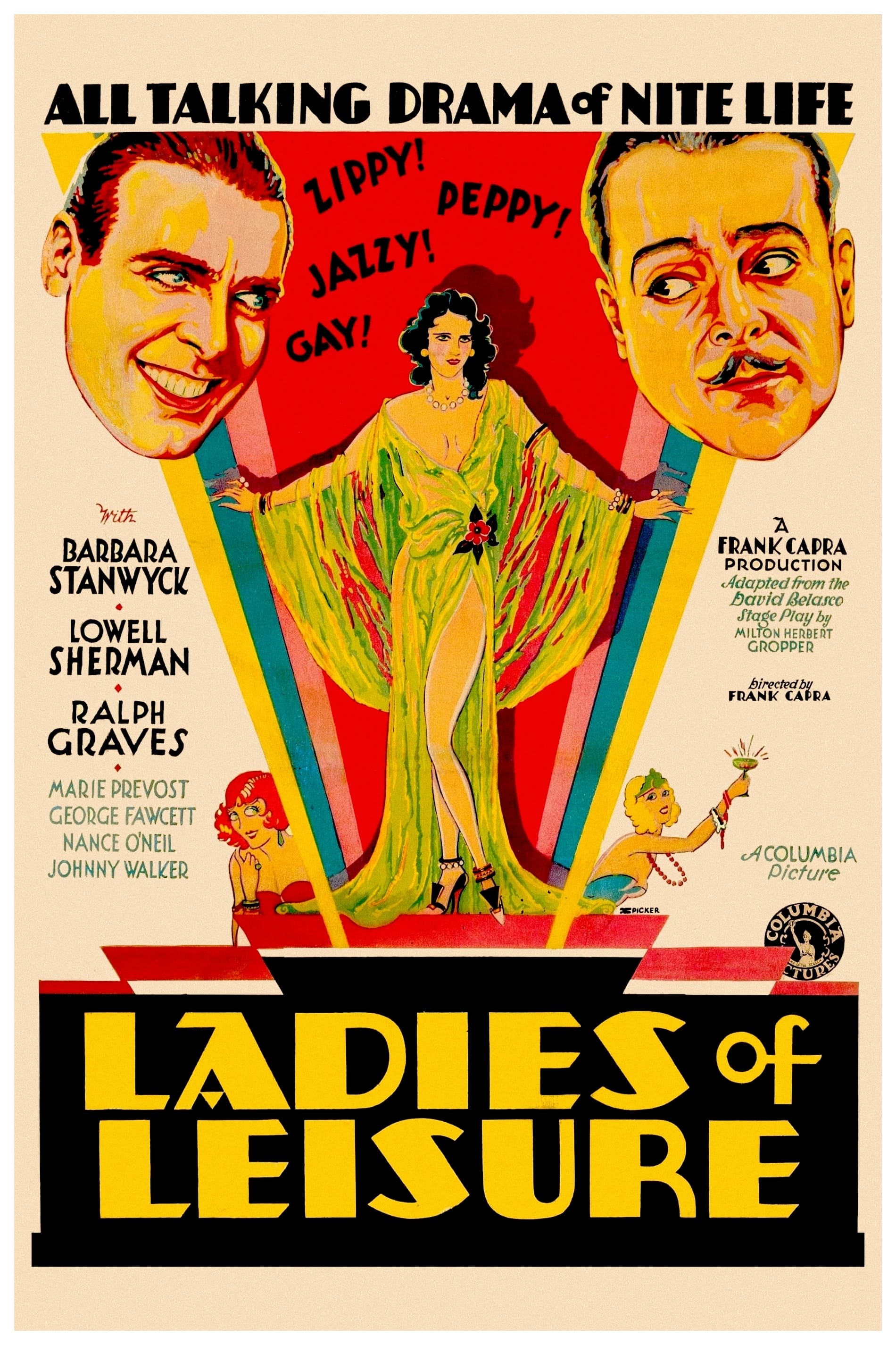 Affiche du film Ladies of Leisure 186