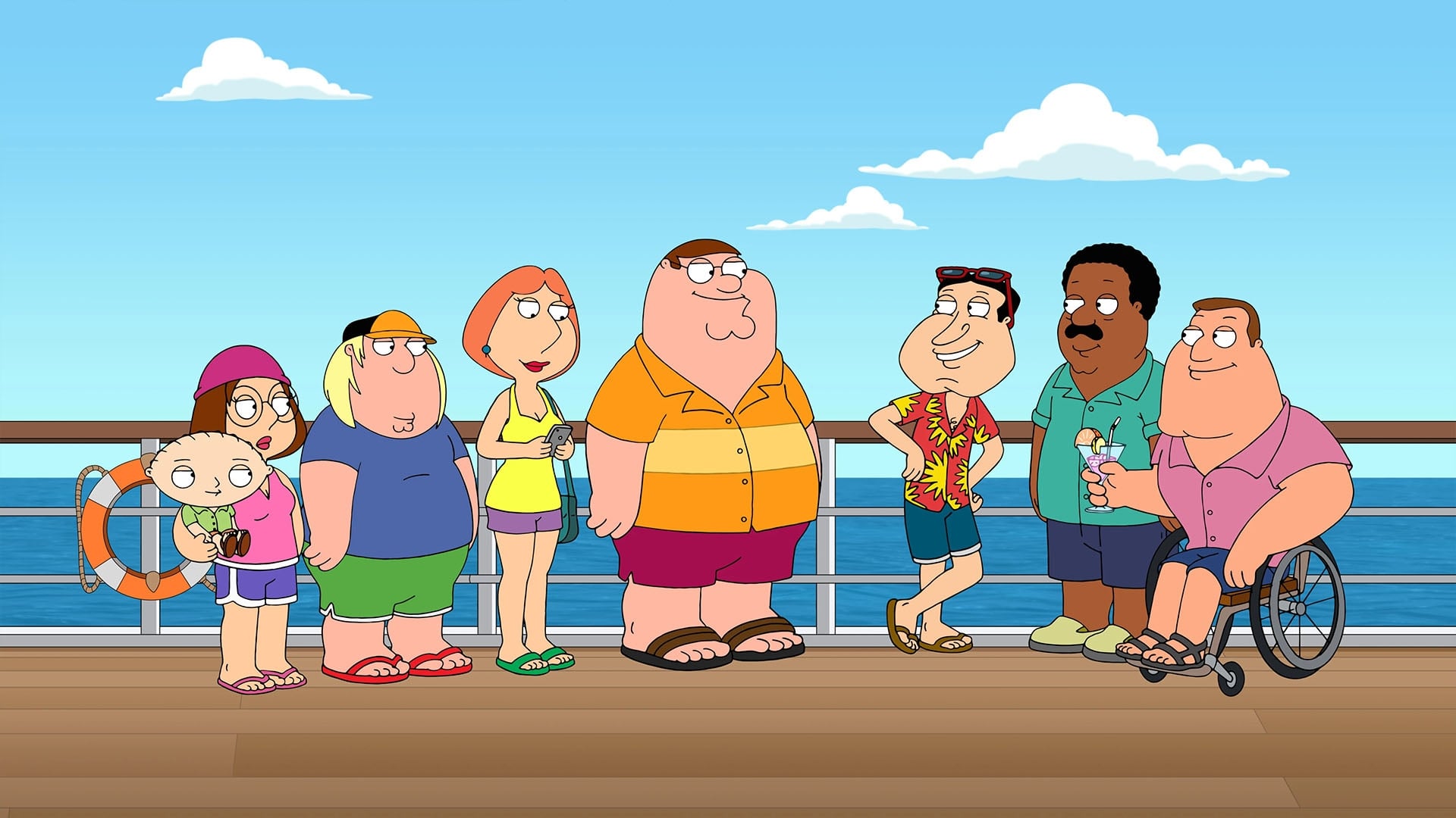 Family Guy Season 18 :Episode 1  Yacht Rocky