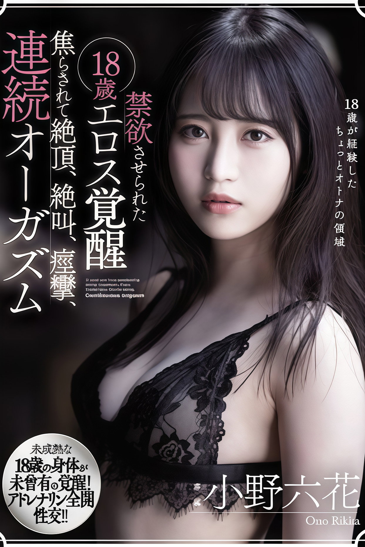 【MIDE-845】禁欲させられた18歳エロス覚醒 焦らされて絶頂、絶叫、痙攣、連続オーガズム 小野六花 Poster