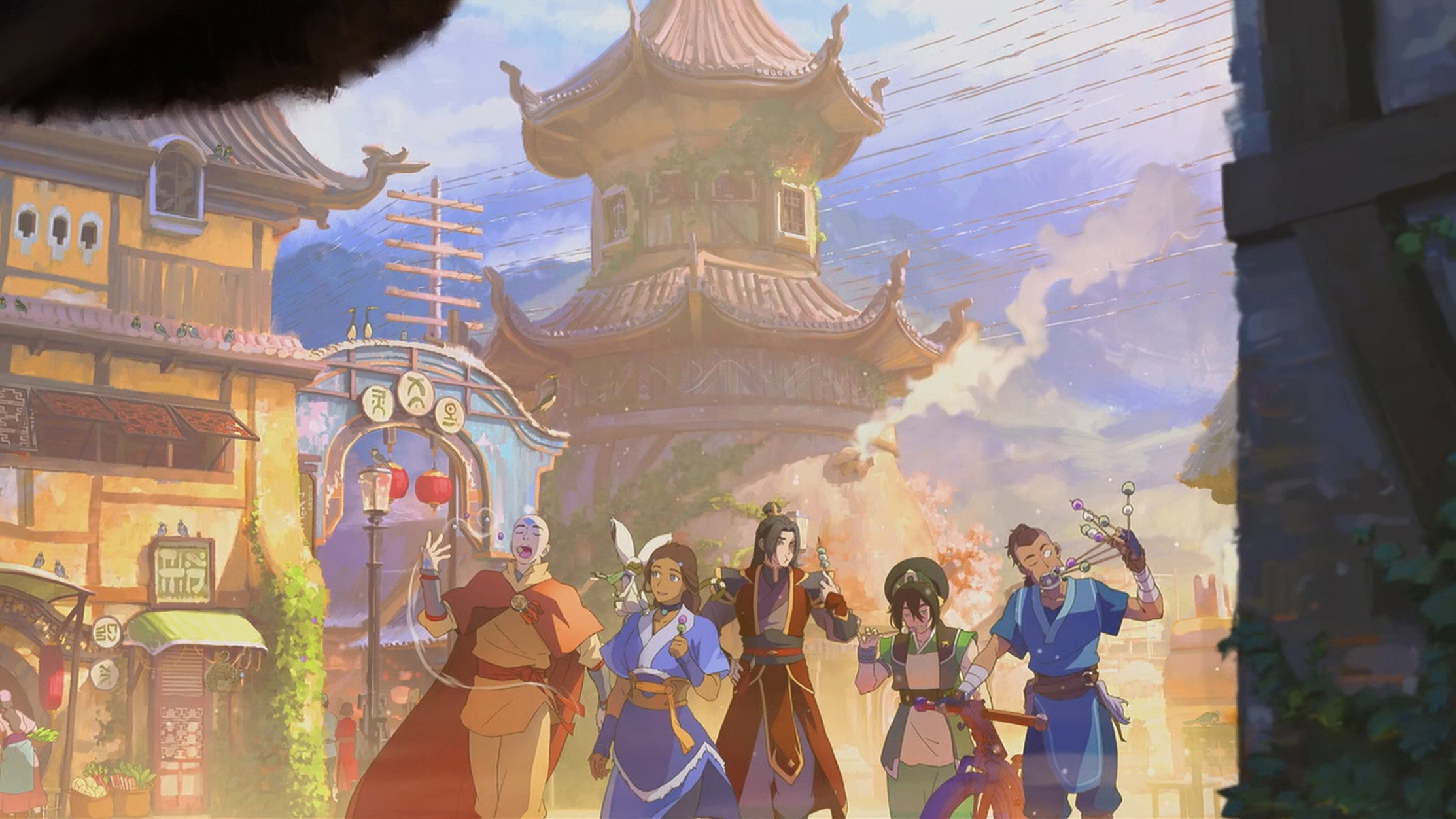 Imagem de fundo de Avatar: Aang, The Last Airbender