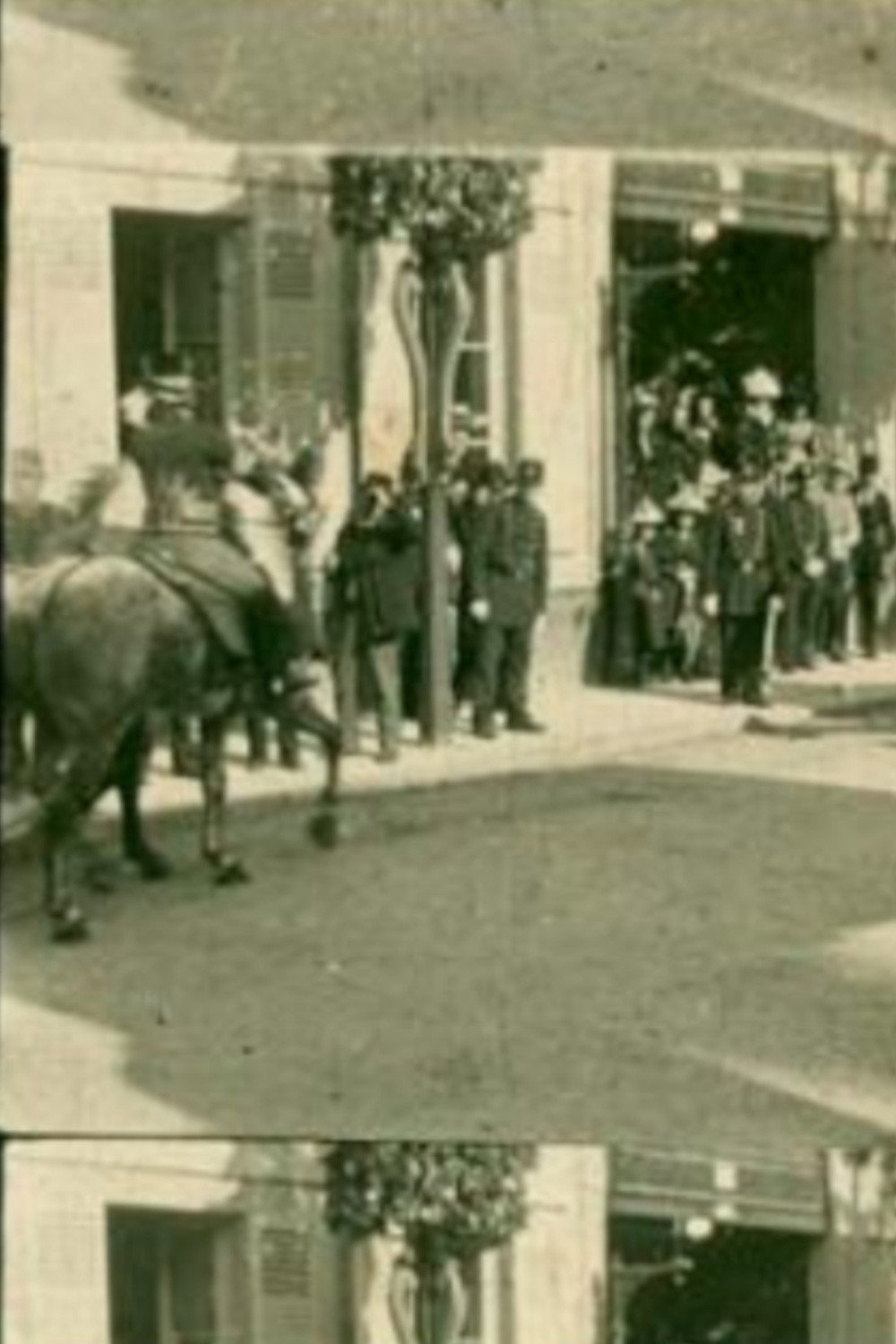 Départ des Souverains russes pour Versailles