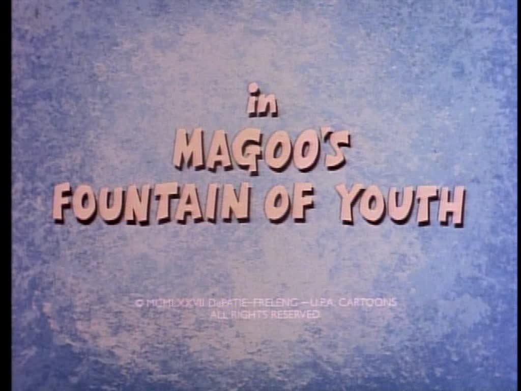 What's New, Mr. Magoo?